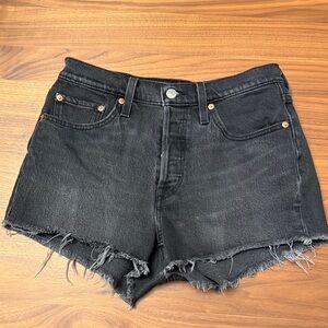 Levi's Dark Gray Jean Shorts